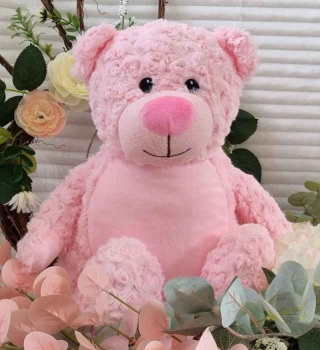 Weighted Pink Teddy Bear The Perfect Gift For Parents MargotLoves Unique Baby Gifts