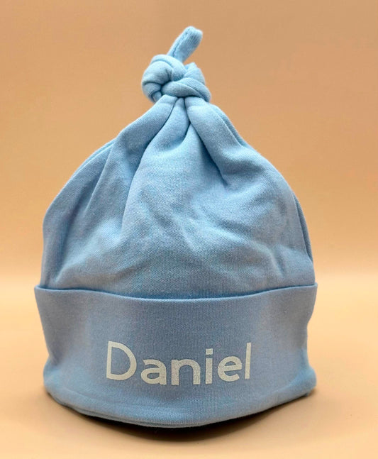 Personalized Newborn Hat - Blue